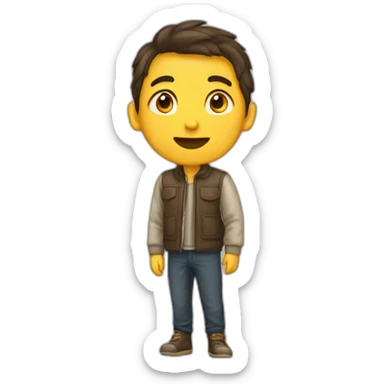 Garçon qui tombe amoureux sticker