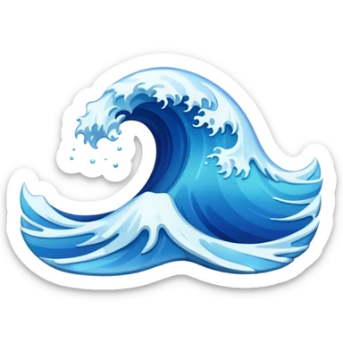 Wave sticker