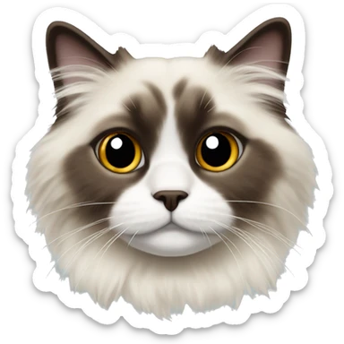 ragdoll dunkel  sticker