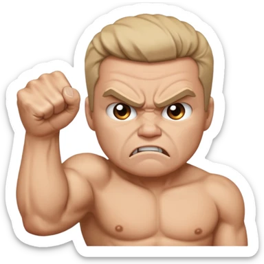 Angry fuck you sticker