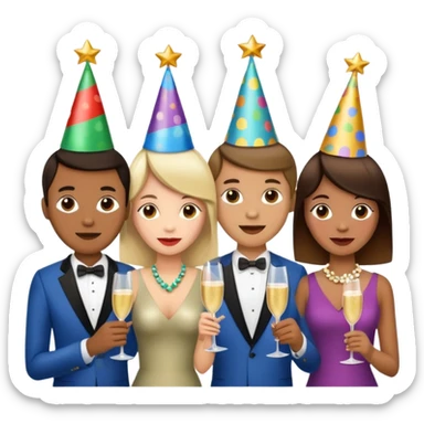 By celebrating festivals and fairs, we learn to share, help, and enjoy with family and friends sticker