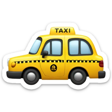 taxi sticker