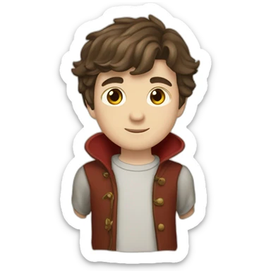 Edmund Pevensie Narnia with a t-shirt sticker