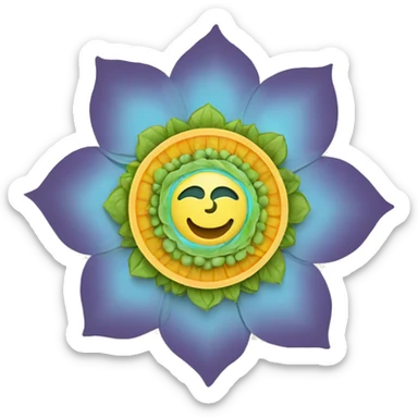 sudarshana-chakra sticker