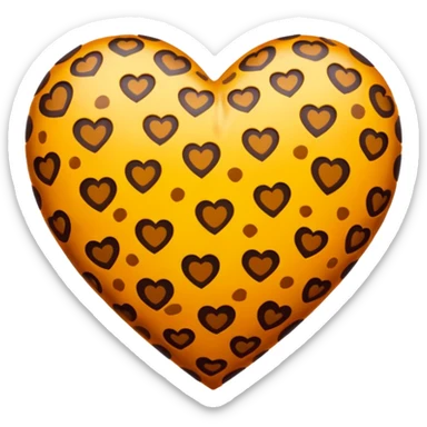 قلب پلنگی sticker