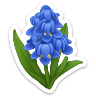 Blue bonnet bouquet  sticker