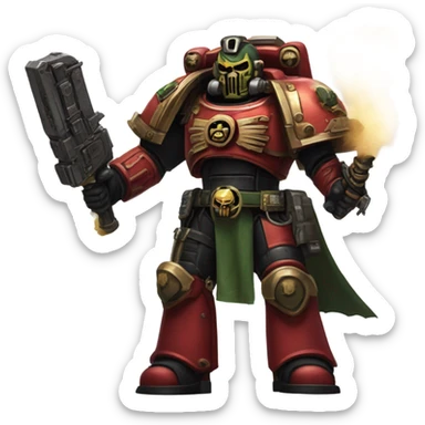 Warhammer 40K chaos space marine sticker