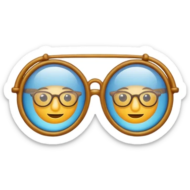 moroccan glasses sticker