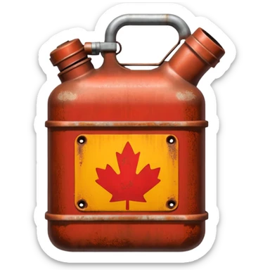 petrol canister sticker