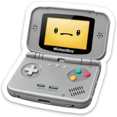 nintendo gameboy advance sticker