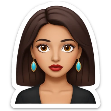 Latina maquillage  sticker