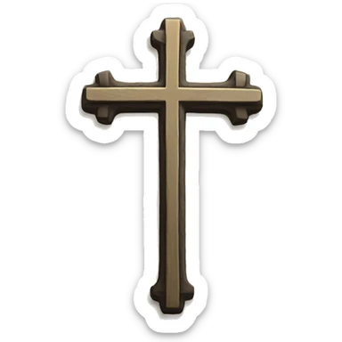 Revers cross sticker