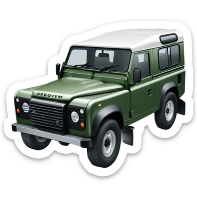 Land rover defender sticker