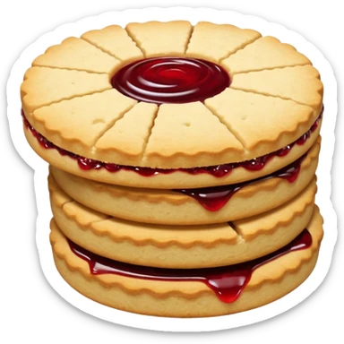 jam-christmas-shortbread-biscuits sticker