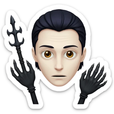 The Dark Rake (as in the creepypasta)  sticker