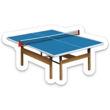 ping-pong table sticker