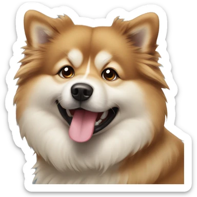 finnish-lapphund brown  sticker