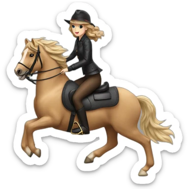 taylor-swift-riding-bbc sticker