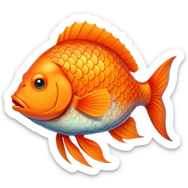 one fish looking opposite way sticker