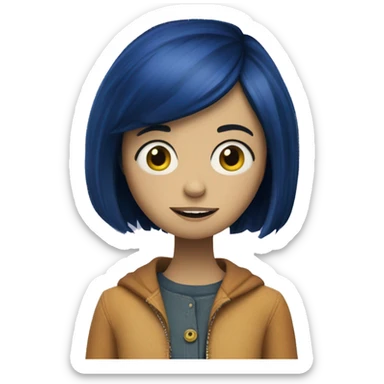 Coraline jones sticker