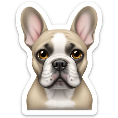 Blue Fawn French bulldog sticker