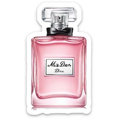 miss dior perfum sticker