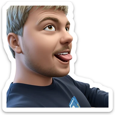 boys having fun indoors sticker