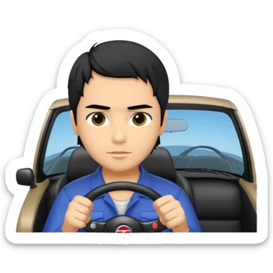 💇 driving His Nissan Skyline R34 Gtr  sticker