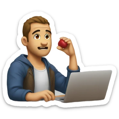 Guy calling gf asking “are you up?” sticker