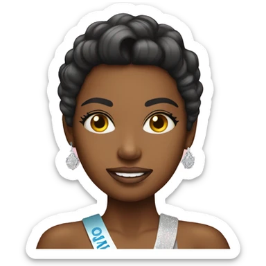 Beauty Pageant Winner sticker