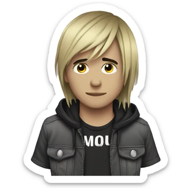 Emo sticker