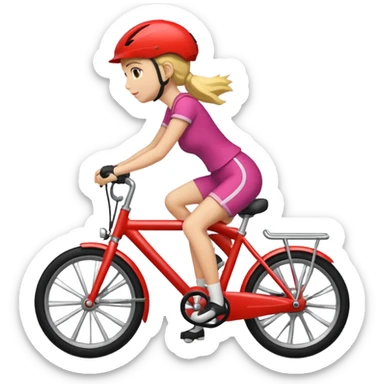 Grab bike women sticker