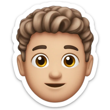 pon que el pico sea rosado sticker