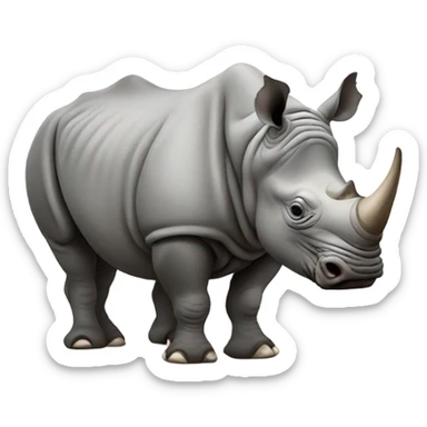 Rhino sticker