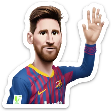 Messi Messi Ankara Messi Messi Ankara Messi gooooooal sticker