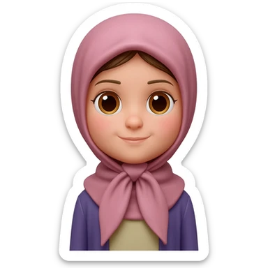 Eşarp li kiz sticker