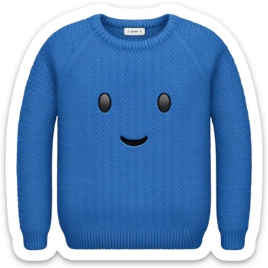 knitted garment sticker