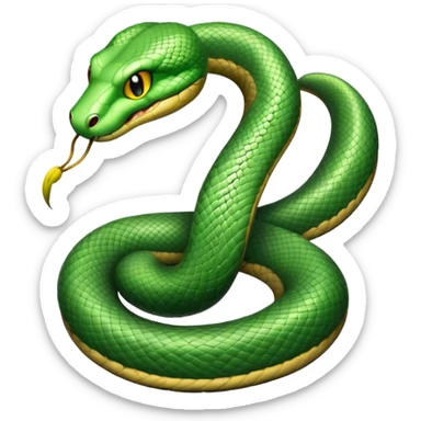 Snake wearing sweatpants  sticker