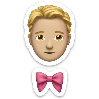 Bow sticker