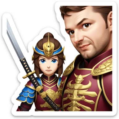 Samurai Leader sticker