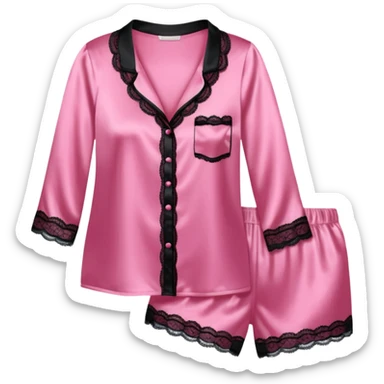 link victoria secret pajama set  sticker