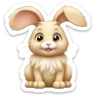 Hunny bunny sticker