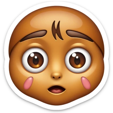 shit 💩 with lovely eyes 😍 sticker