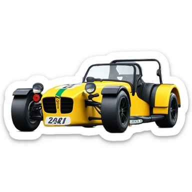 Caterham race car  sticker