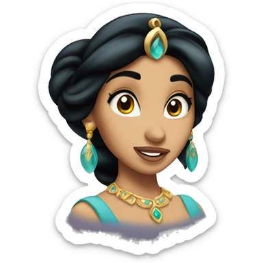 princess jasmine sticker