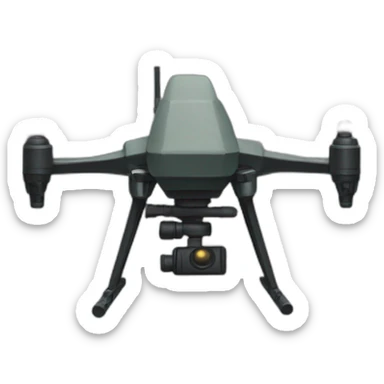 Drone holding M16 sticker