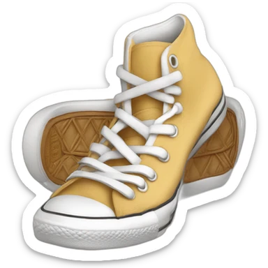 Chaussures converse sticker