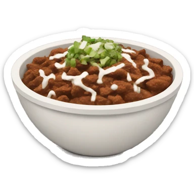 Chipotle bowl sticker