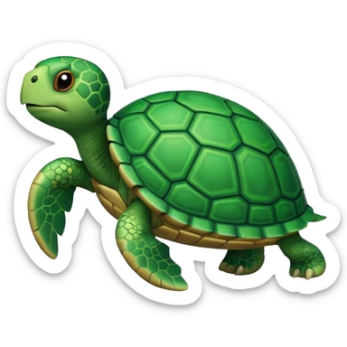 make a little turtle out of the letters PD (my initials) for my logo for my personal website, make it super super minimalistic and the letters need to be integrated into the body of the turtle sticker