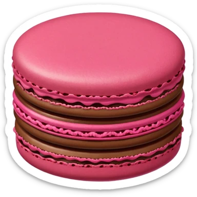 Macron sur macaron sticker